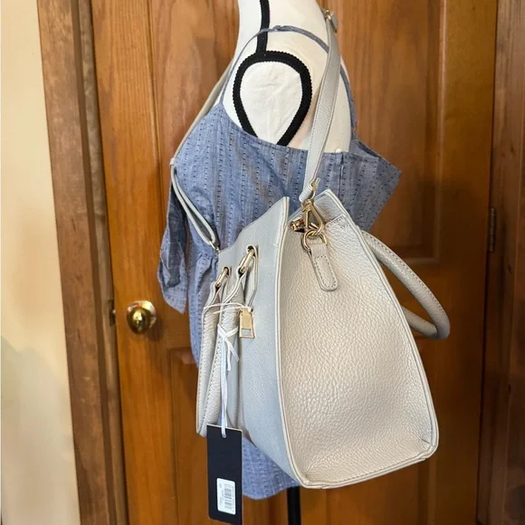 Cat Hand Painted Vegan LaTerre brand Convertible Shoulder Bag NWT